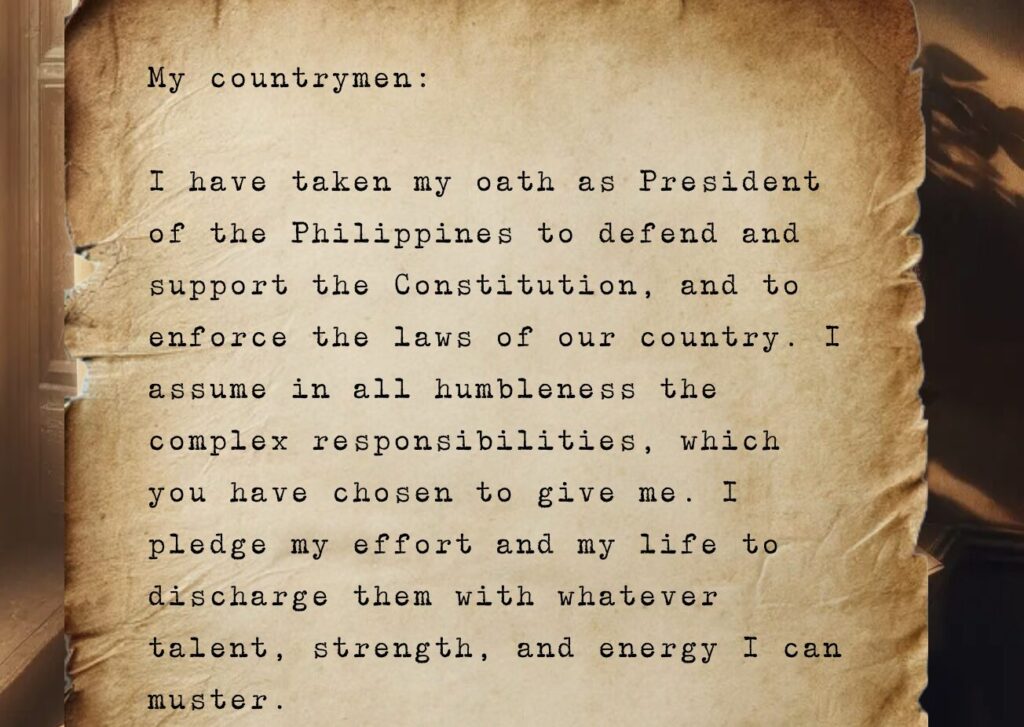 philippine independence letter